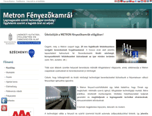 Tablet Screenshot of metronhungary.com